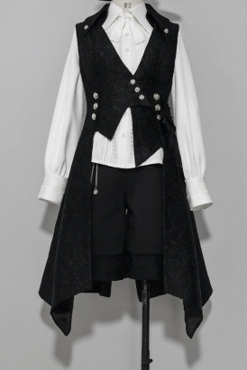 Black Princess Chronicles Burn To Ash Female Gothic Ouji Lolita Long Vest