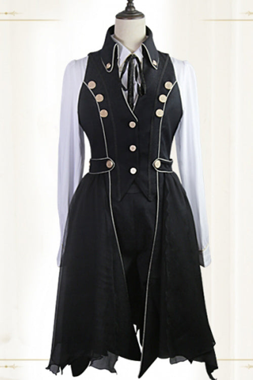 Black Immortal Thorn The Shadow Of You Ouji Lolita Vest