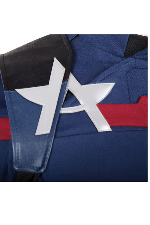 The Falcon And The Winter Soldier U.S.Agent Captain America John F. Walker Blue Halloween Cosplay Costume Full Set