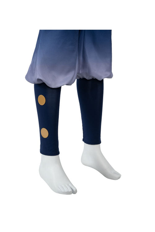 Game Pokemon Legends Arceus Rei Halloween Cosplay Costume Blue Pants And Leg Wrappings