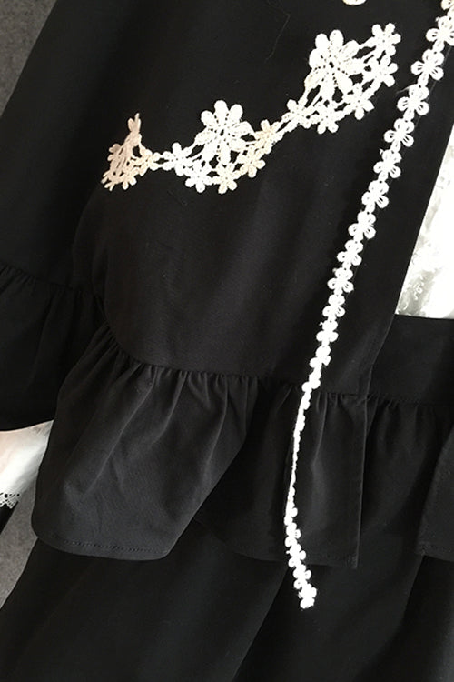 Black Devil Gothic Lolita Suspender Skirt