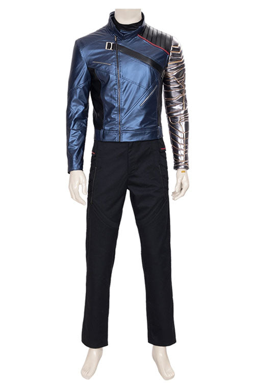The Falcon And The Winter Soldier Bucky Barnes Winter Soldier Halloween Cosplay Costume Full Set