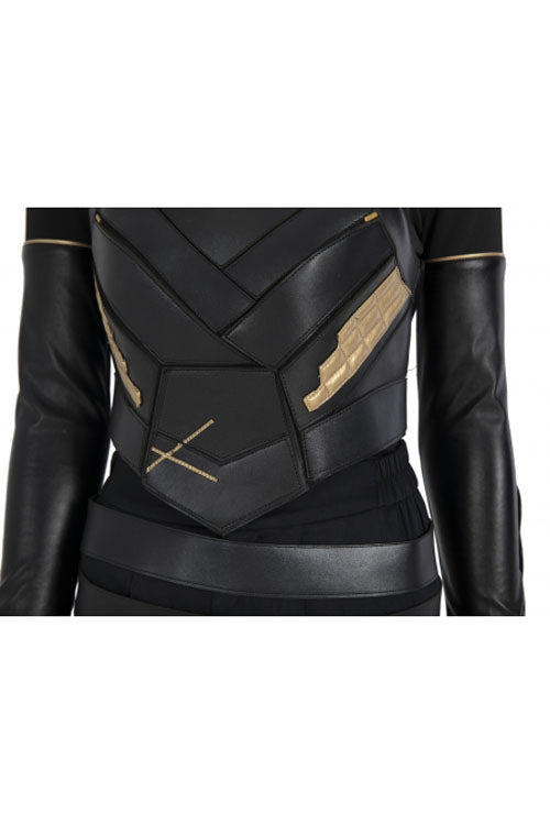 TV Drama Loki Female Loki Sylvie Lushton Halloween Cosplay Costume Black Vest Armor