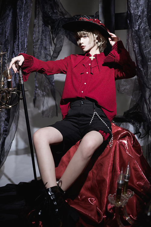 Princess Chronicles The Unknown Shadow Gothic Ouji Lolita Shorts
