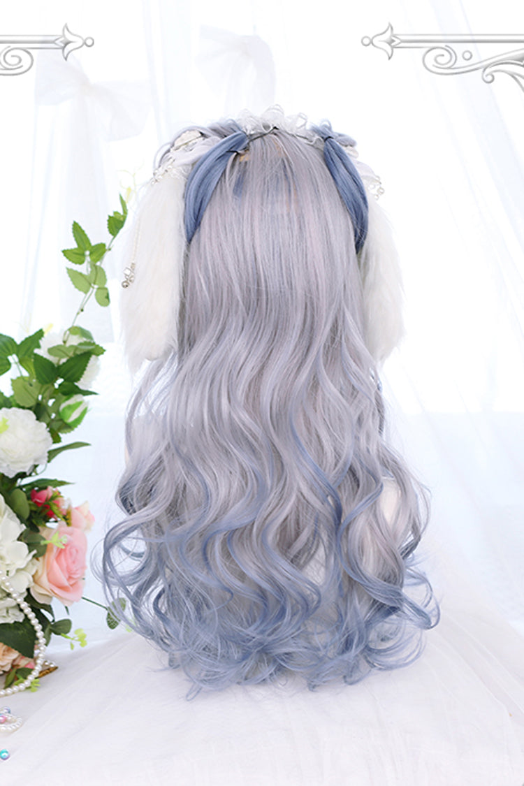 Multi-Color Bleaching And Dyeing Long Big Wave Sweet Lolita Wigs