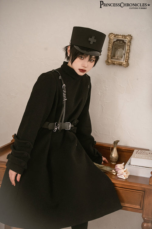 Black Princess Chronicles The northernmost Forest Military Ouji Lolita Coat