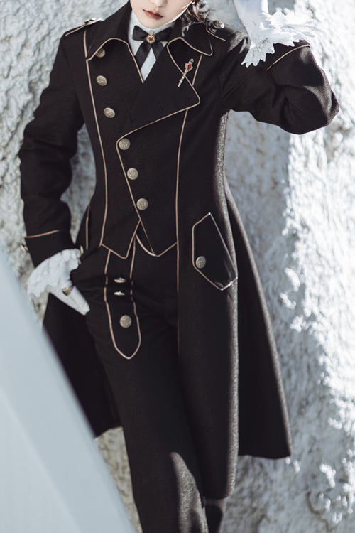 ブラック ヴィンテージ イモータル ペーパーレス コベナント 王子 ロリータ コート