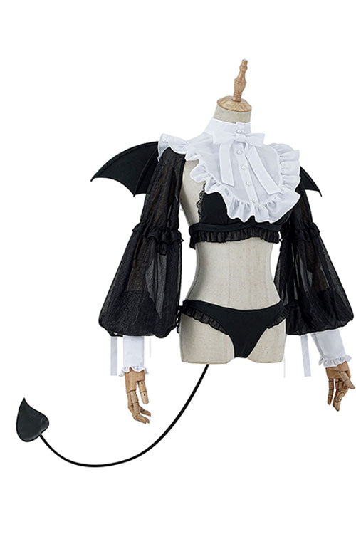 My Dress-Up Darling Kitagawa Marin Lizz Little Devil Black/White Suit Halloween Cosplay Costume Full Set
