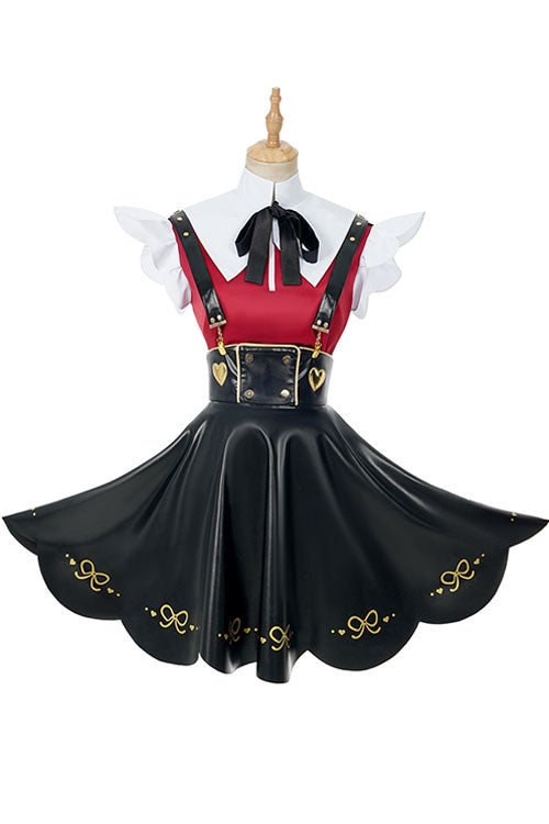 Game Needy Girl Overdose Ame Black Skirt Halloween Cosplay Costume Full Set