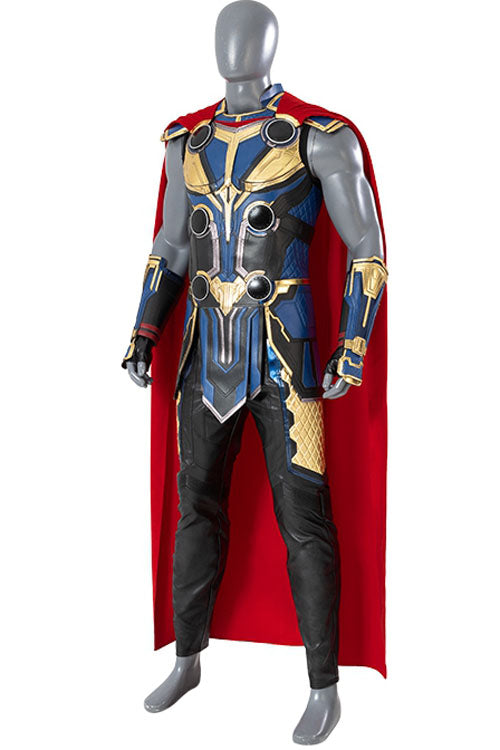 Thor Love And Thunder Thor Odinson Battle Suit Blue Version Halloween Cosplay Costume Full Set