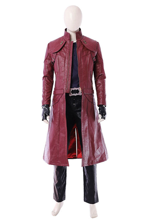 Devil May Cry 5 Dante Long Sleeve Windbreaker Version Halloween Cosplay Costume Full Set