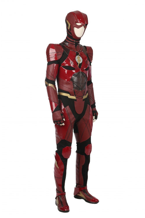 Justice League The Flash Barry Allen Halloween Cosplay Costume Full Set