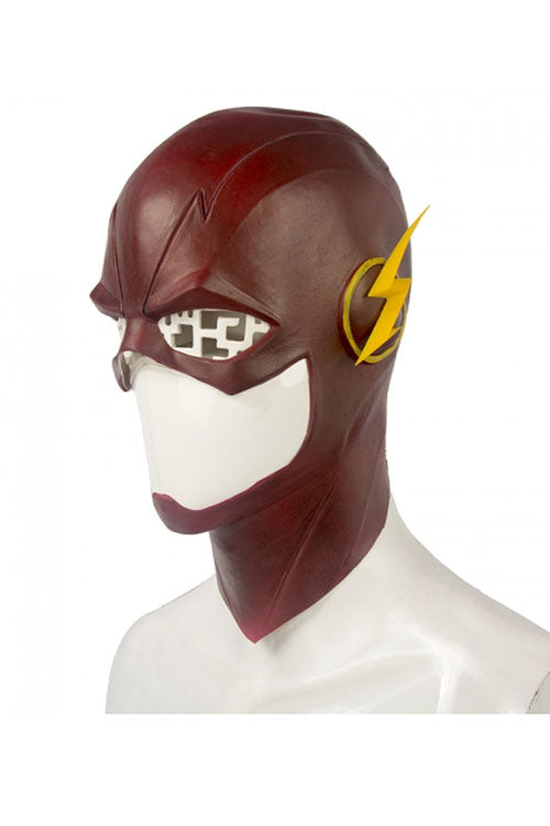 The Flash Season 4 The Flash Barry Allen Red Battle Suit Halloween Cosplay Costume Full Set