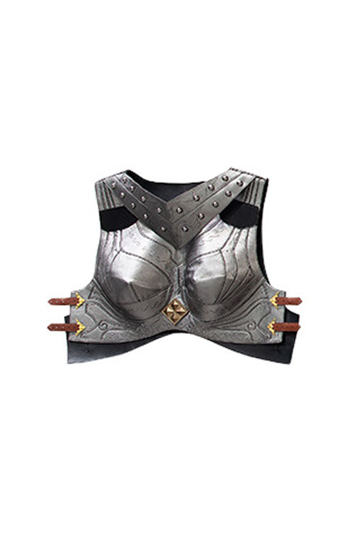 Thor Female Thor Jane Foster Battle Suit Halloween Cosplay Costume Silver Breastplate
