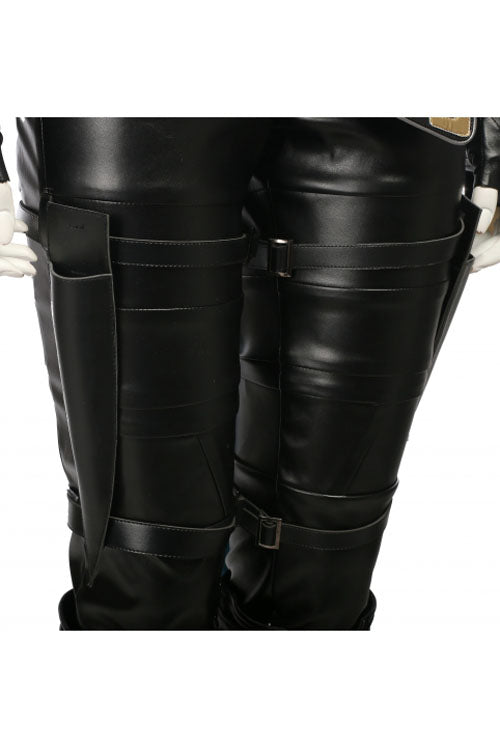 トールラグナロクヴァルキリーブラックバトルスーツハロウィンコスプレ衣装アクセサリーベルトと鞘