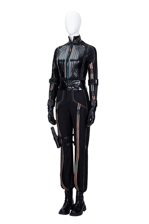 Hawkeye Season Second Generation Black Widow Yelena Belova Black Halloween Cosplay Costume Full Set