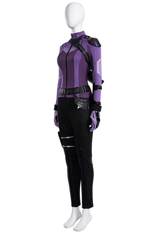 Hawkeye Female Version Hawkeye Kate Bishop New Version Halloween Cosplay Costume Purple Jacket