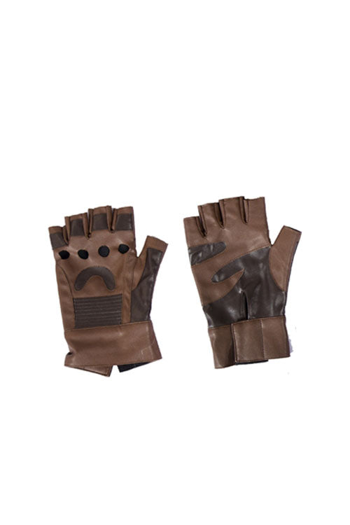 Captain America Civil War Captain America Cosplay Costume Upgraded Version Brown Gloves