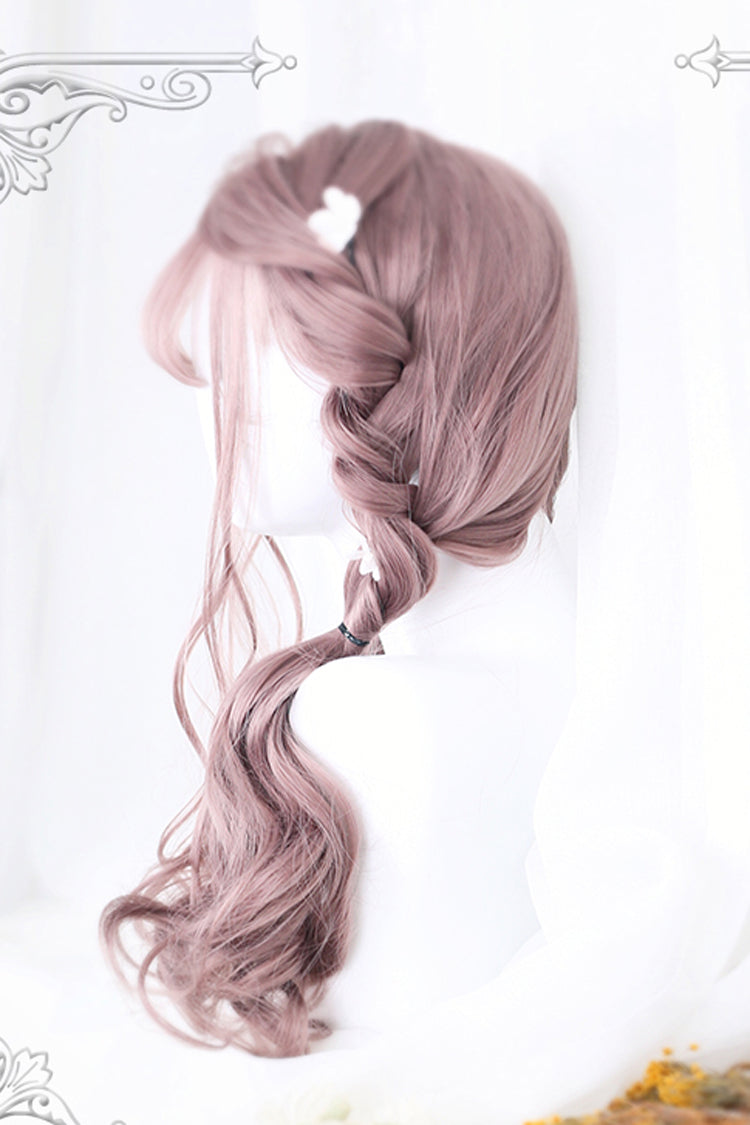 Pink Cute Long Curly Hair Sweet Lolita Wigs