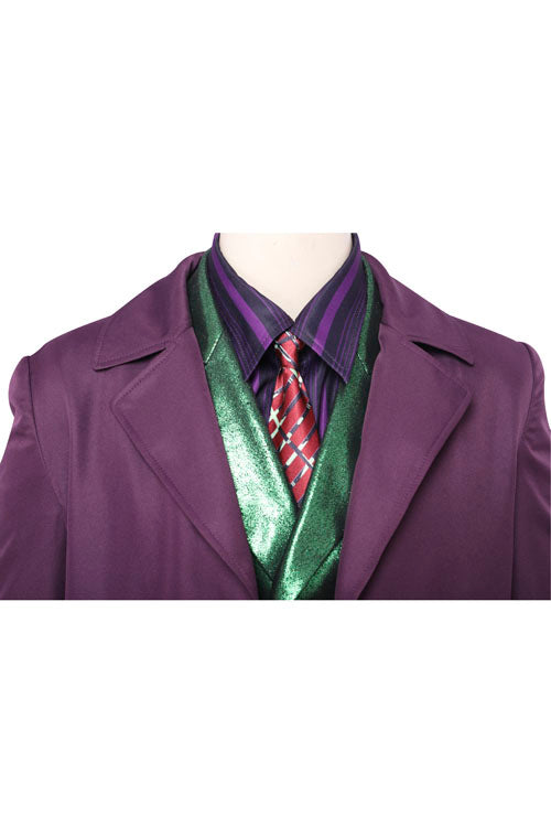 Gotham Season 5 The Joker Purple Coat Green Suit Halloween Cosplay Costume Full Set