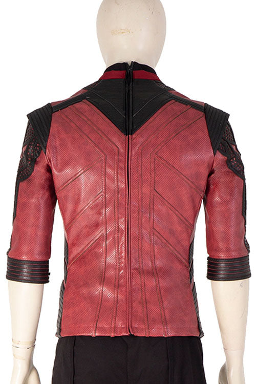 Shang-Chi And The Legend Of The Ten Rings Shang-Chi Halloween Cosplay Costume Red Top